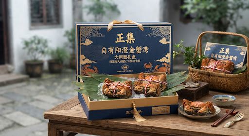 正集自有阳澄金蟹湾大闸蟹礼盒