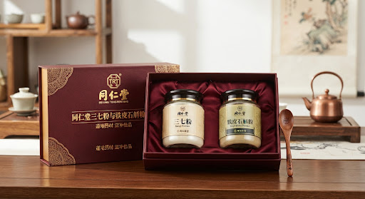 同仁堂三七粉与铁皮石斛粉礼箱