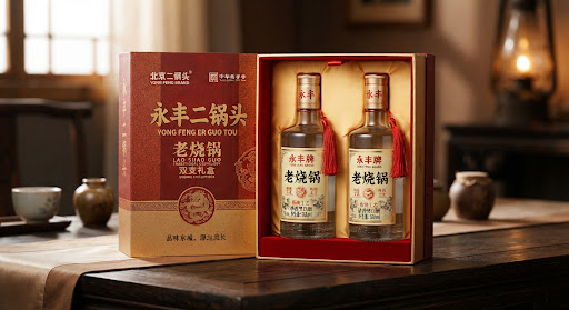 永丰二锅头老烧锅白酒双支礼盒