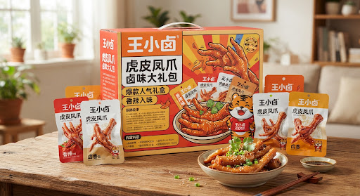 王小卤虎皮凤爪卤味大礼包