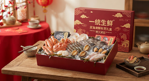 一统生鲜深海海鲜年货礼盒